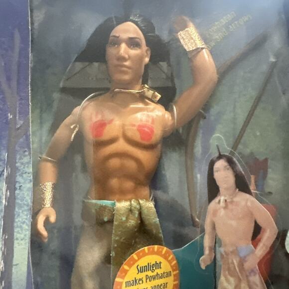 Disney’s POCAHONTAS SUN COLOR Kocoum MATTEL NO.13330 & Pocahontas - Picture 5 of 9